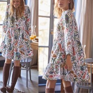 Anthropologie Kelly Louise Judd Whimsical Flannel Sleep Dress Women’s Size 1X